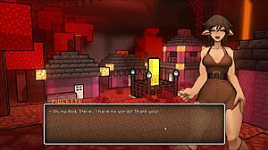 Hornycraft Parody Leads To Public Creampie!