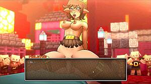 Hornycraft Parody Leads To Public Creampie!