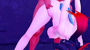 Jane Strips Naked in 3D Anime