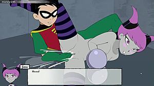 In 18Titans Part 31, the teen characters engage in hentai adventures in this anime game.