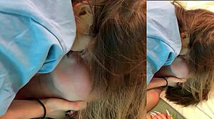 Synttäriyllätys kuumilla suudelmilla, pilluleikeillä, suihinotolla ja sisälle laukeamisella