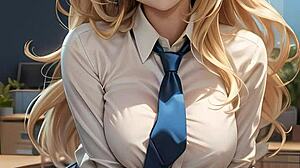 Hey, wanna see Lily Summers get naughty at the office?