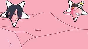 Naruto and sasuke explore gay sex in usa hentai anime