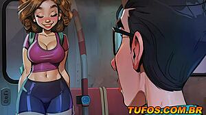 Novinha fogosa sem calcinha no metro escuro gozando vida adoidado