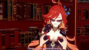 Mavuika sucks and fucks in Jean's office POV