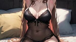 3D Animated Office Girl Masturbates For Boss