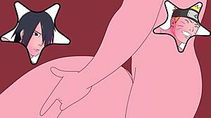Naruto and sasuke explore gay sex in usa hentai anime