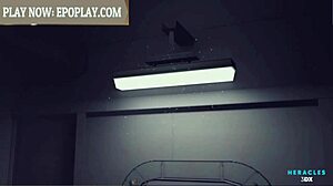 Horny anime girl gets blowjob with big tits and ass in 3D 😍