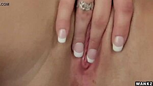 Redhead Babe Gives Rough Happy Ending Massage with Blowjob