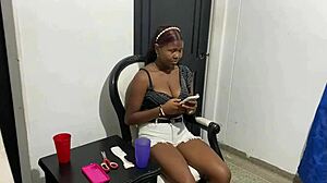 Haircut turns into hard banging with my stylist  