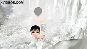 Anime Girl's Secret Hot Spring Mixed Bath Without Towels