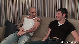 Tattooed Gay Hunk Fucking Hot Gay Video