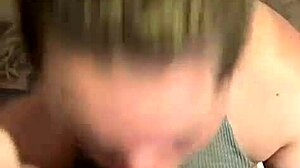 She always gives that sloppy blowjob and facial