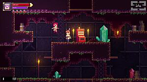 Scarlet Maiden playthrough part two defeating rogue-like boss intensely