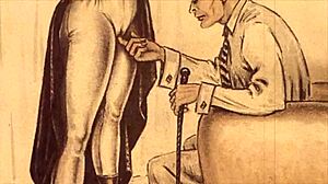 Zajímavé vintage erotické kresby vzbuzují zvědavost a úžas