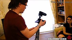 Nerdy Guy Gets Big Cock Sucked By Italian Valentina Bianco Before Hardcore Pounding