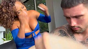 Colombian milf Carla Morelli, your mommy, gets interracial with stepson. Cum in mouth with Rauls Bud!