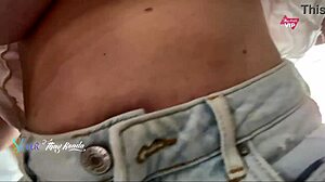 Hot Wife Shops Without Bra For Salesman!