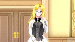 Japanese hentai babe in uncensored 3D cumshot action