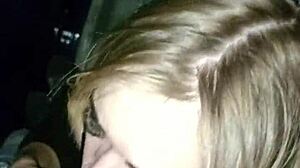 Sexy Girl Sucks Dick in Truck