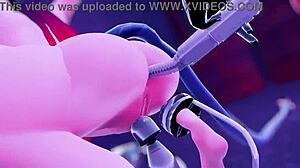 Jane Strips Naked in 3D Anime