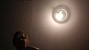 Bold Stand-Up Sucking Session with Gay Cock