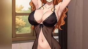 hey, check out nami one piece in french joi!