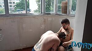 dorn and pinocchio show iconic tattoos in brazilian gay deepthroat action?
