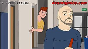 Gay guys getting nasty in college dorm