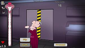 Faye gets covered in cum during her scene