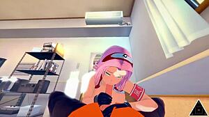 Sakura and Naruto unleash monster cocks in uncensored hentai creampie action! 😈💦