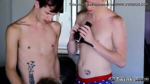 Recording Small 18+ Gay Boy and Muscle Extreme Encounters