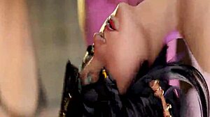 Black castle begins to collapse