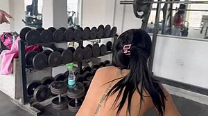 damn, chica trans may hernandez got me naked for workout routine! 😅
