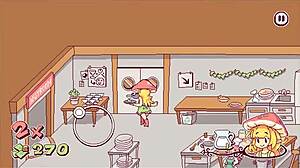 futanari di funghi futa hentai game ep 4 kinky waitress puts cum on pizza