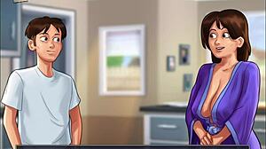 Exploring summertime saga episode 170 in anime style