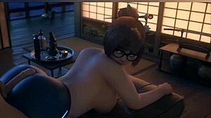 Sexy Mei stars in wild titty fuck compilation scenes.