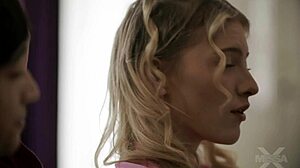 Missax star Melody Marks uses her words while getting deepthroated in socks. Her small tits bounce with every thrust.