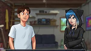 Summertime saga episode 153 with cartoon teens 😊