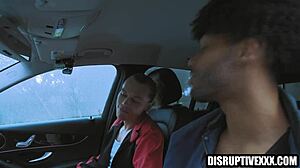 black footballer tony genius bangs cheerleader in interracial action