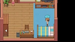 uhh, hentai game daily life, i bang her in bathroom, spy at school pool!