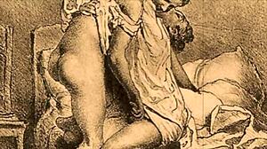 Vintage erotic art sparks intriguing retro cartoon vibes