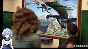 Playing Lust Academy Visual Novel Ep 4 with Huge Tits! 😏