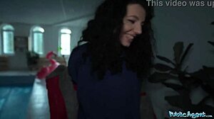 Public agent bangs teen after a funny rock paper scissors loss! 😂