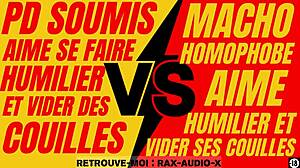 French Master Dominates Weak Gay Sub!