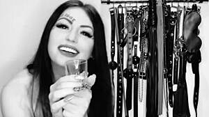 hot dominatrix nika guides joi and cei in steamy video.