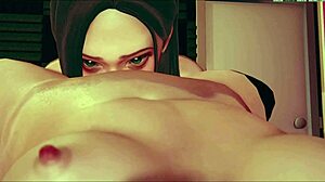 3d animated lesbian girls passionately exploring each other's bodies