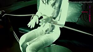 CgMaskDoll in Complex Bondage! Condom Mask Control Tight!