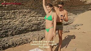 i’m obsessed with this hot portuguese bubble butt getting nailed on the beach