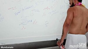 Monster Cock DOMINATES in Public Bathroom